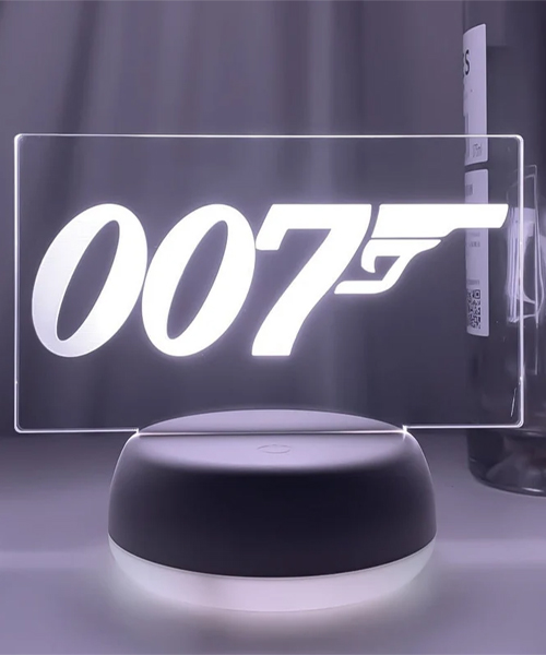 007 James Bond Decor Night Light